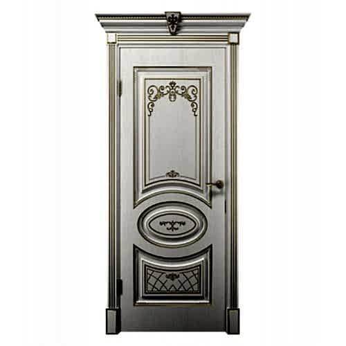 Дверь межкомнатная ВИТЕЛИЯ с патиной, экошпон (глухая)